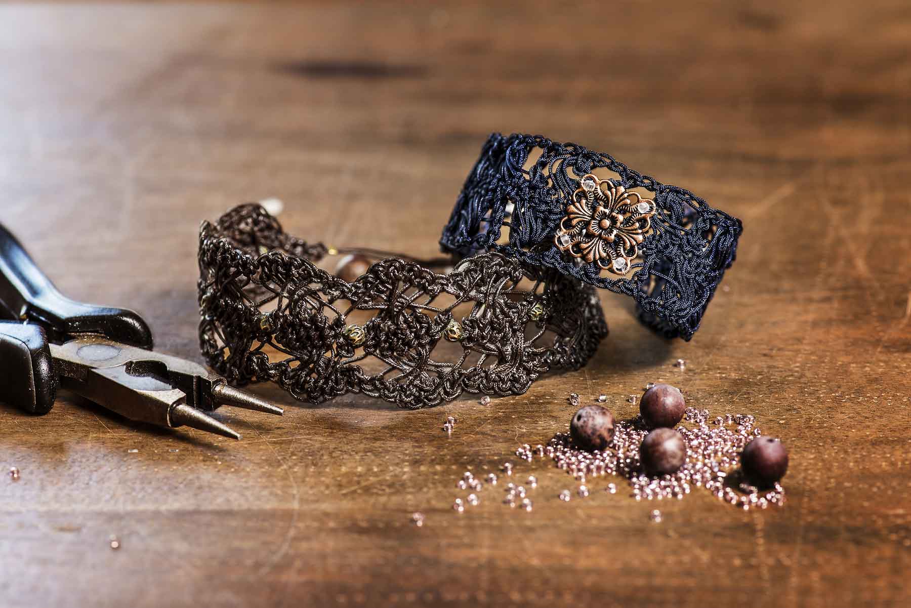 Bijoux faits main au crochet. Made in France.